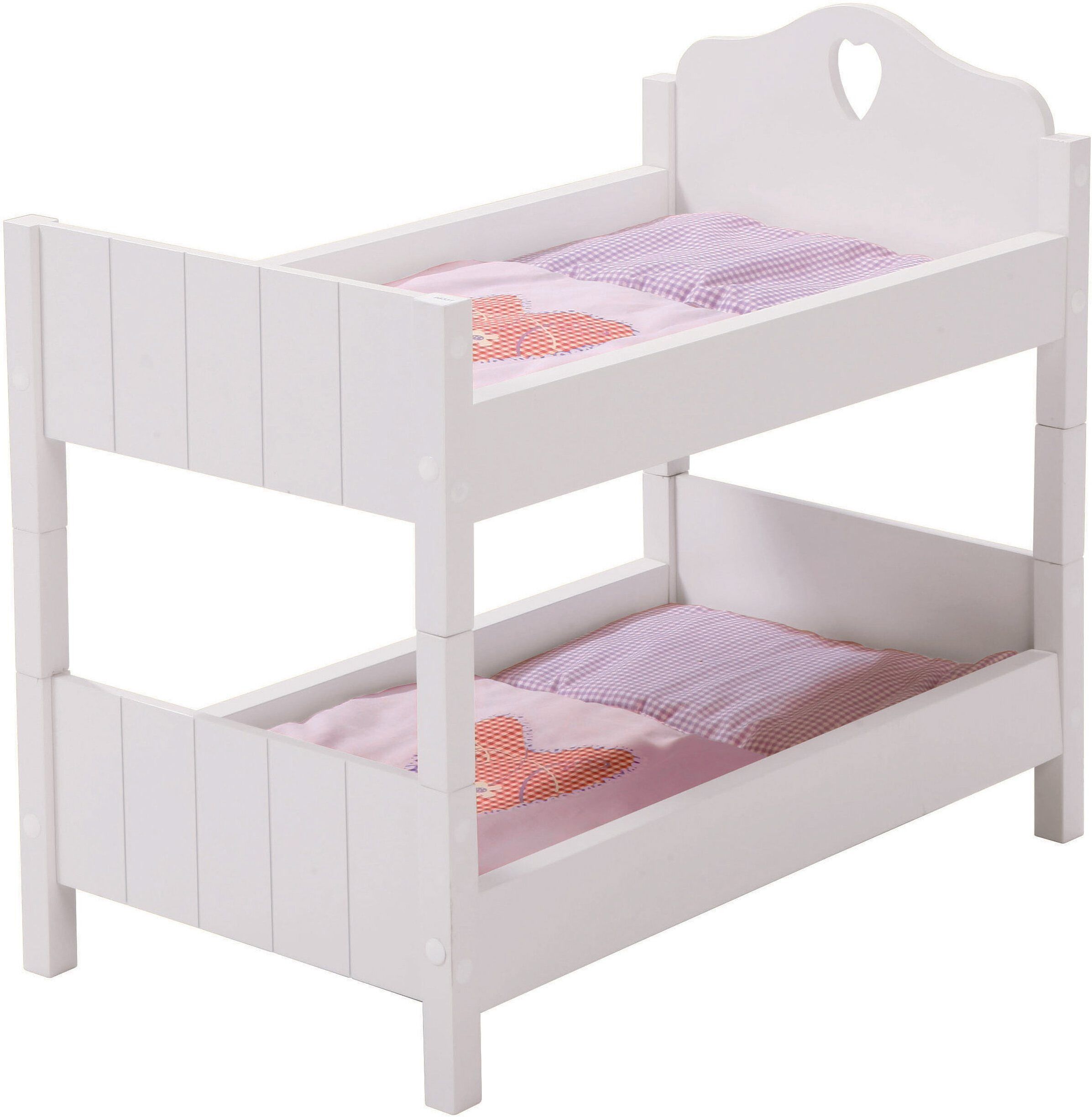 roba® Puppenbett »Fienchen - Weiss-Lila« lila