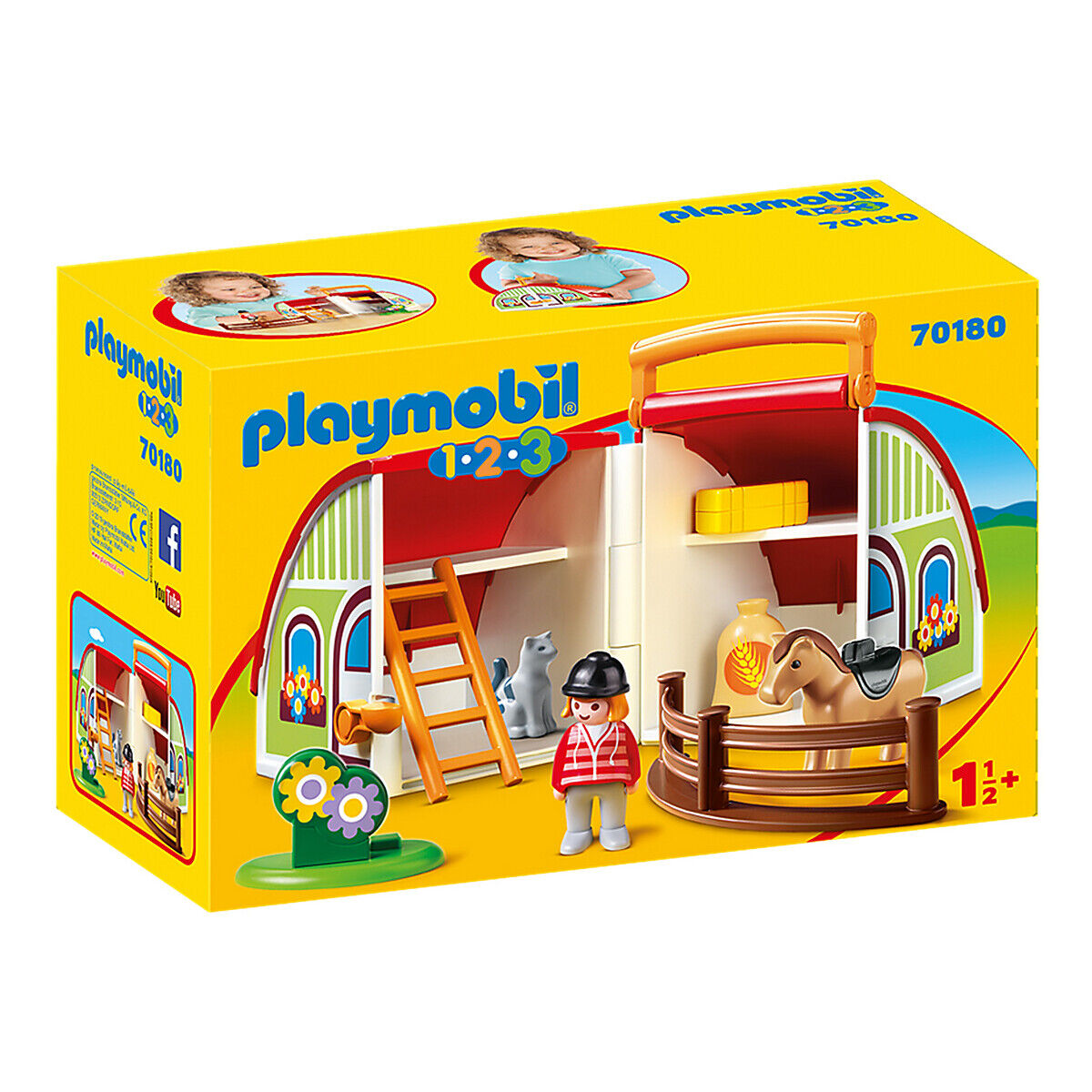 Playmobil Mein Mitnehm-Reiterhof 70180 MEHRFARBIG