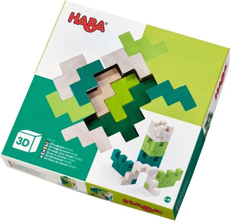 HABA 3D-Legespiel VIRIDIS 21-teilig aus Holz