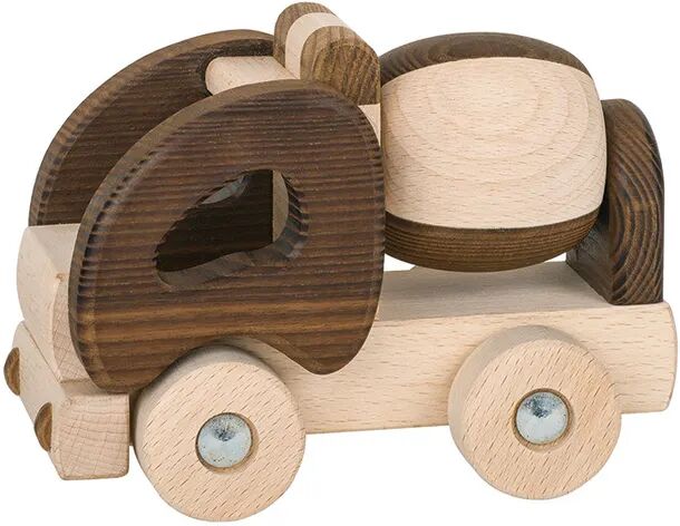 Goki Auto BETONMISCHER GOKI NATURE aus Holz in natur/braun