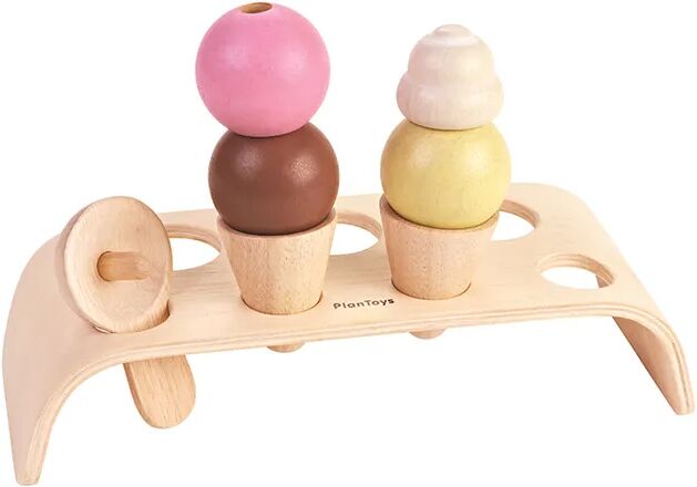 Plan Toys Holz-Spielzeug EISCREME-SET 8-teilig