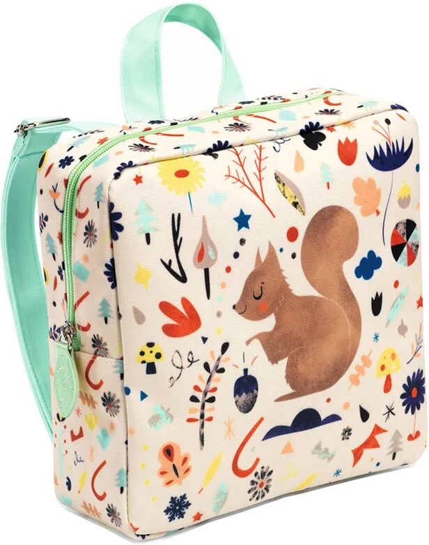 Djeco Kindergartenrucksack EICHHÖRNCHEN (23x23x7) in creme/bunt