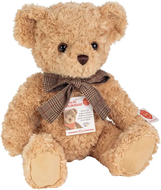 Hermann Teddy Kuscheltier TEDDY (35cm) mit Brummstimme in beige