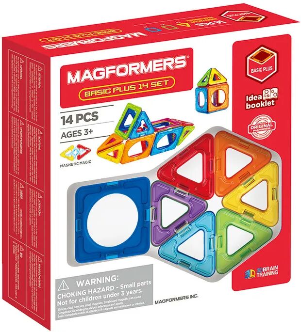 Magformers Magnet-Basisset MAGFORMERS 278-70 BASIC PLUS 14-teilig