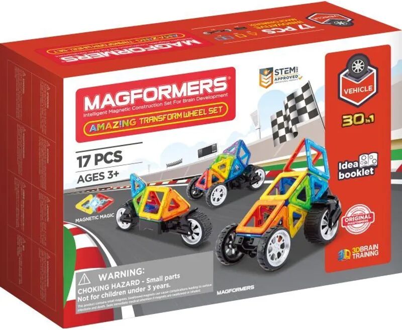 Magformers Magnet-Bausatz MAGFORMERS 278-59 AMAZING TRANSFORM WHEEL SET 17-teilig