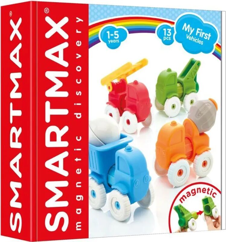 Smartmax Magnet-Spielzeug MY FIRST VEHICLES 13-teilig