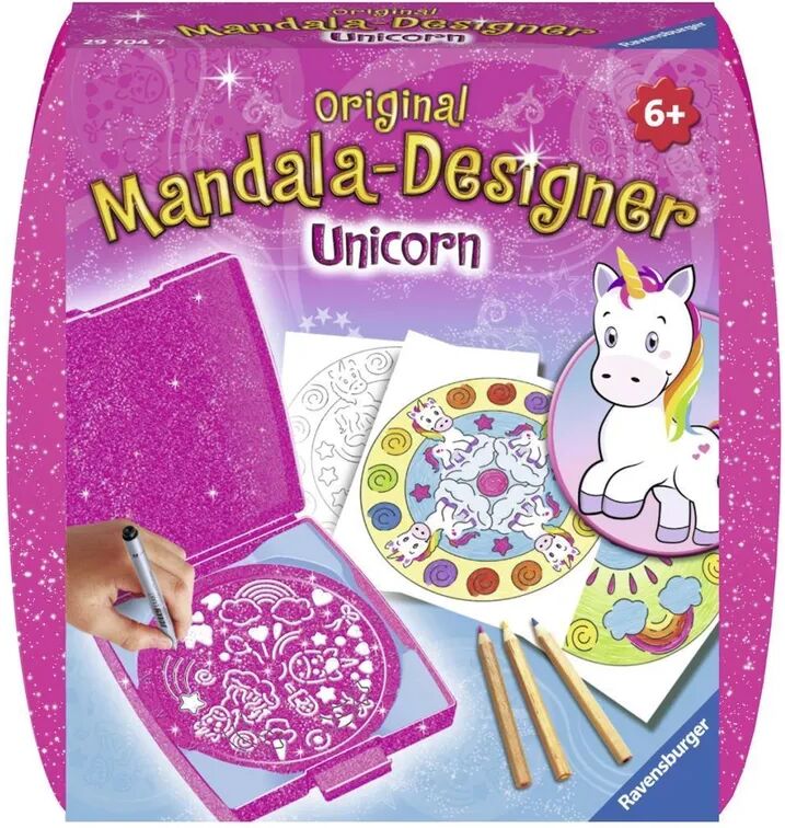 Ravensburger Verlag Mal-Set MINI MANDALA-DESIGNER® UNICORN 16-teilig