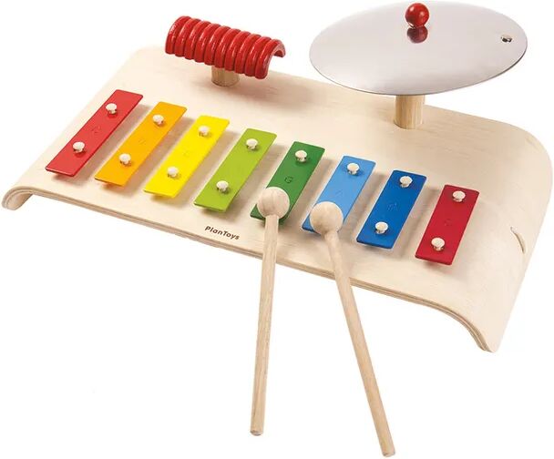 Plan Toys Musik-Set XYLOPHONE, CYMBAL, GUIRO 3-teilig