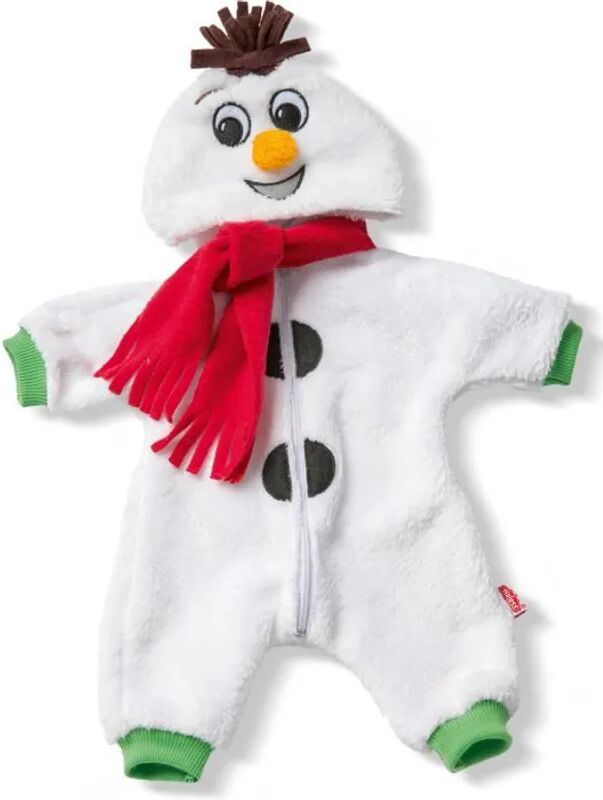 Heless Puppenkleidung OVERALL „SCHNEEMANN“ (35-45cm) in weiß