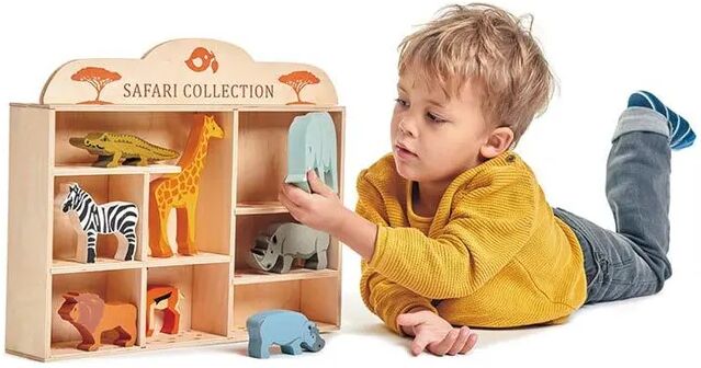 Tender Leaf Toys Spielfiguren SAFARI 8-teilig im Display