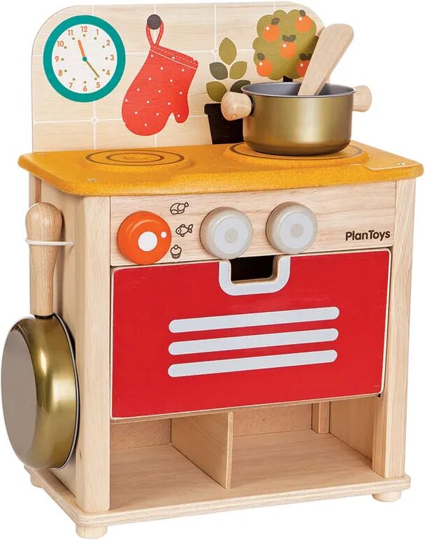 Plan Toys Spielküche COOKING AT HOME 4-teilig aus Holz