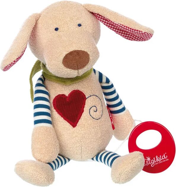 Sigikid Spieluhr NATURAL LOVE – HUND in bunt