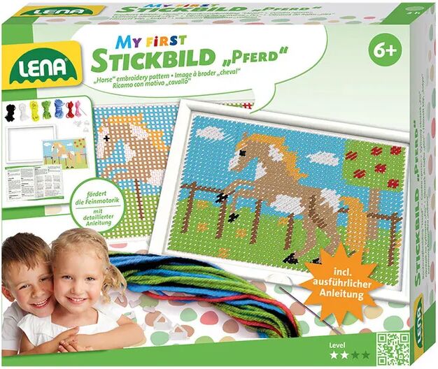 LENA® Stickset ERSTES STICKEN PFERD