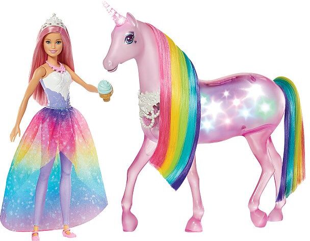 Mattel Barbie Dreamtopia Magisches Zauberlicht Einhorn