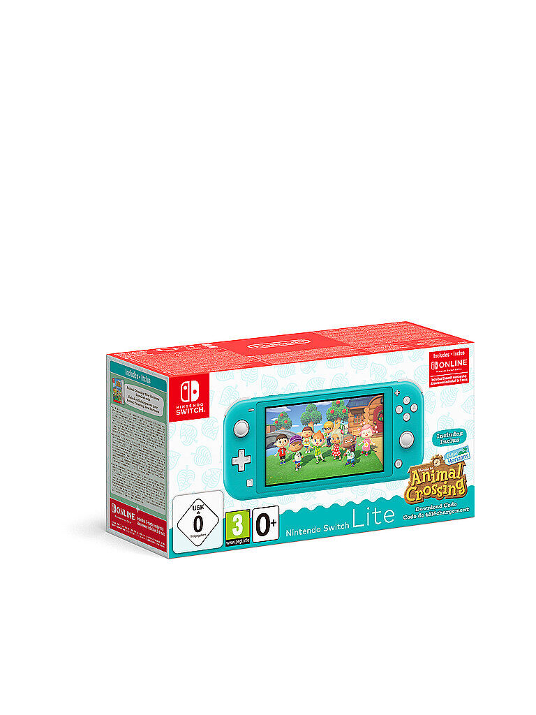 Nintendo SWITCH Lite Türkis & Animal Crossing -New Horizons-Edition