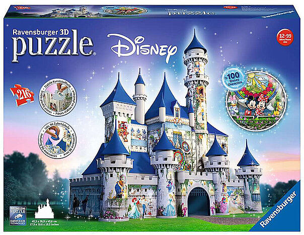 RAVENSBURGER 3D Puzzle - Disney Schloss 216 Teile