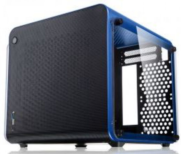 Raijintek METIS EVO TG - Mini-ITX-Gehäuse / Tempered Glass - Blau