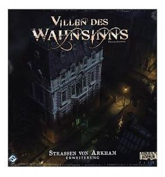 Asmodee Villen des Wahnsinns - Die Strassen von Arkham / Erweiterung, 2. Edition - Brettspiel