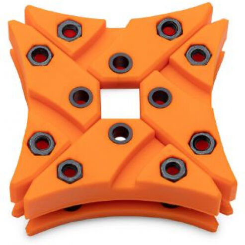 EK Water Blocks EK-Vardar X3M Dämpfer - 4er-Pack - Orange