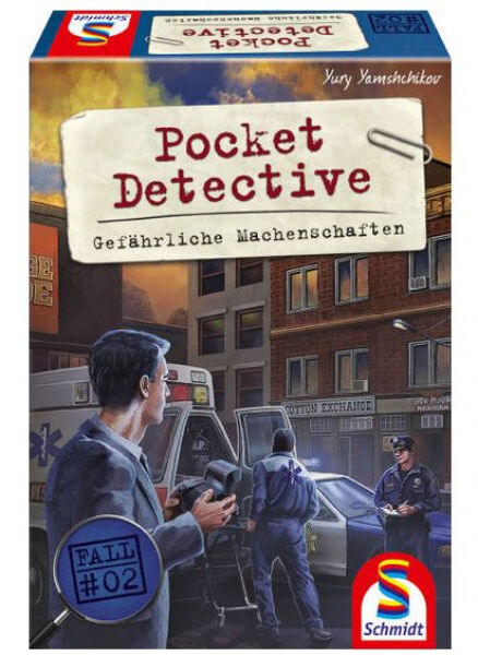 Schmidt Spiele Pocket Detective - Gefährliche Machenschaften - Kartenspiel