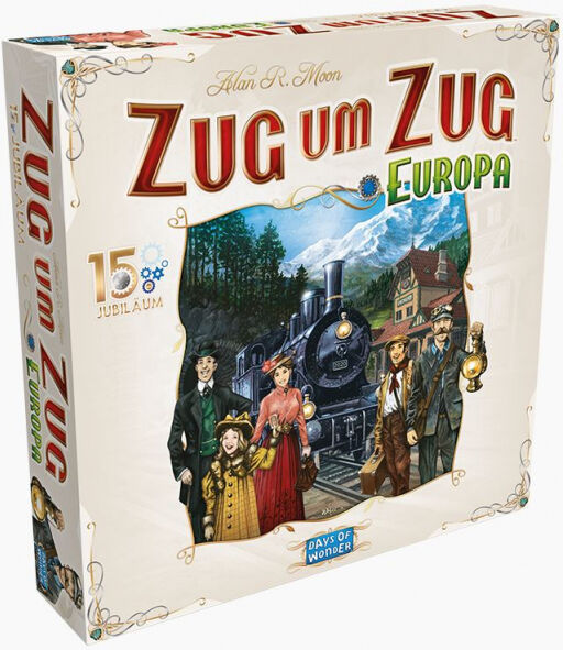 Asmodee Zug um Zug - Europa 15. Jubiläum