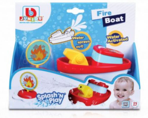 Bburago - BB Juniorange Fire Boat mit Spritze - 16-89015