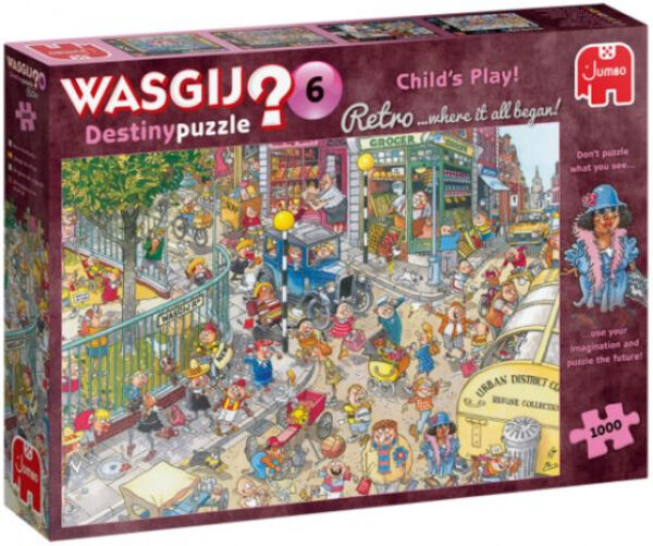 Jumbo - Wasgij Retro Destiny 6 Kinderspiel - Puzzle