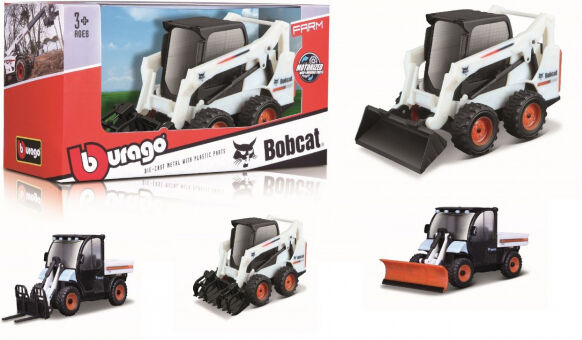 Bburago - Bobcat 12 cm assortiert