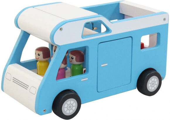 Divers Spielba Holzspielwaren - Spielba Wohnmobil mit Zubehör