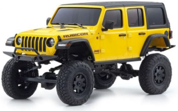 Kyosho - Scale Crawler Mini-Z Jeep Wrangler Rubicon, Gelb 1:24, ARTR