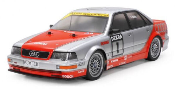 Tamiya - 1992 Audi V8 Touring - Bausatz ohne ESC, 1:10, 4WD, TT-02