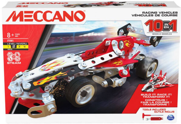 Meccano - 10 Multimodell Racing Vehicles