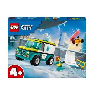 Lego Rettungswagen und Snowboarder