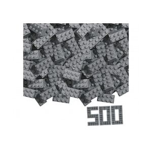 SIMBA Blox - 500 8er Bausteine grau  - kompatibel mit bekannten Spielsteinen
