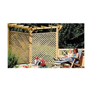 meingartenversand.de Holzpergola Bausatz mit 450 cm Länge