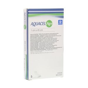 ConvaTec (Germany) GmbH AQUACEL Ag+ 1x45 cm Tamponaden 5 Stück