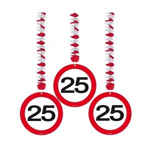 25. Geburtstag Verkehrsschild Rotorspiralen