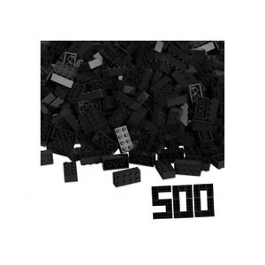 SIMBA Blox - 500 8er Bausteine schwarz - kompatibel mit bekannten Spielsteinen