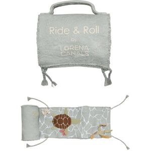 Lorena Canals - Ride & Roll Spielset, Sea Turtle, blau / olive (2er-Set)