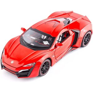 Fourall- Model Cars Lykan Hypersport Supercar-Modellauto Im Maßstab 1:24, Spielzeugauto Zum Zurückziehen Aus Zinklegierung Mit Sound Und Licht Für Kinder Als Geschenk Für Jungen Und Mädchen