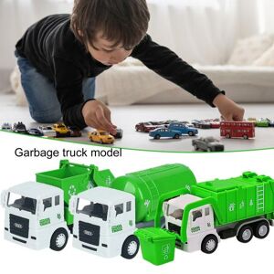 Forseed Fahrzeug Spielzeug Bewegliche Teile Exquisite Müllwagen Mini Trägheit Auto Modell Junge Simulation