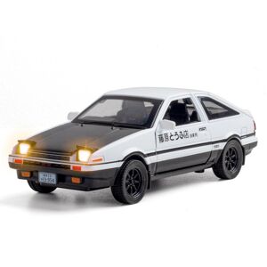 Fourall- Model Cars Toyota Ae86 Initial D Modellauto Im Maßstab 1:32, Zurückziehbares Spielzeugauto Aus Zinklegierung Mit Sound Und Licht Für Kinder, Jungen Und Mädchen Als Geschenk