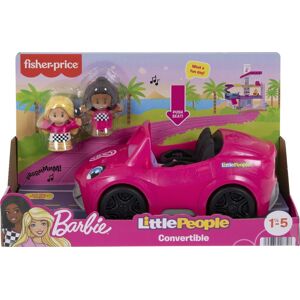 Mattel Fisher Price - Barbie Cabrio Fahrzeug- Und Figurenset Von Little People