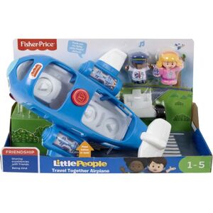 Mattel Fisher Price - Little People Flugzeug Spielzeug Mit Figuren