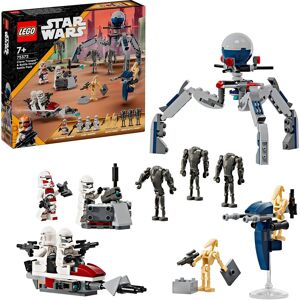 LEGO Konstruktionsspielzeug LEGO Star Wars Clone Trooper & Battle Droid Battle Pack