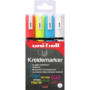 FABER-CASTELL 186204 Marker UNI CHALK MARKER PWE-5M 4er Etui