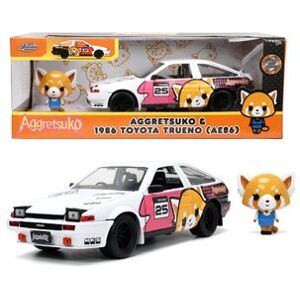 JADA TOYS 253255056 1:24 Aggretsuko 1986 Toyota Trueno AE86