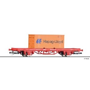 TILLIG 17480 TT Containertragwagen Lgs mit 20‘ Container, DB AG, Ep. VI
