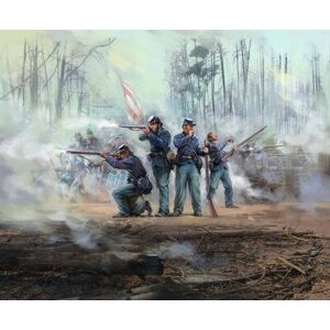 ICM 35020 1:35 4 figures of American Civil War Union infantrymen