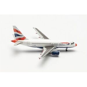 HERPA 535786 1:500 British Airways Airbus A318 “Flying Start” – G-EUNB